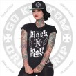 Dragstrip Kustom Girls Rock N Roll Rebel T`shirt